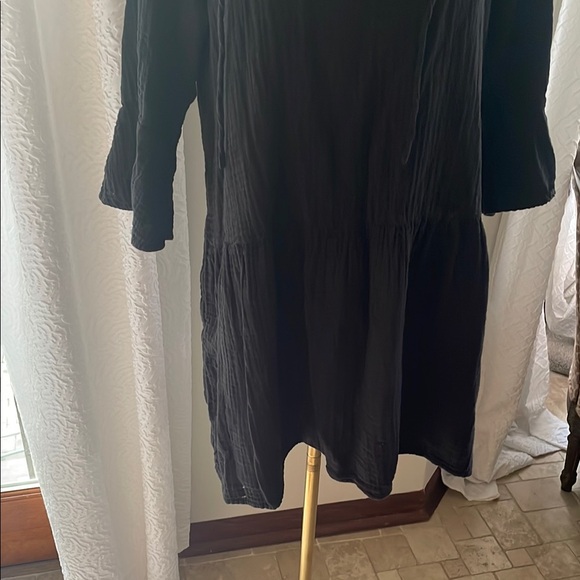 The Drop Gauze Black Summer Black Flowy Dress Medium - Picture 6 of 13